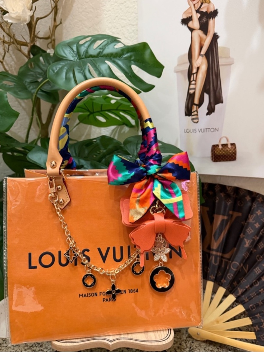 🧡🩵🧡Louis Vuitton Gift Bag Tote🧡🩵🧡